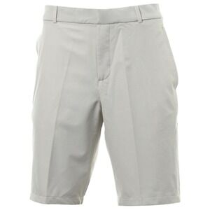 Nike Dri Fit Golf Shorts Mens 38 Beige Standard Fit Flat Front Performance